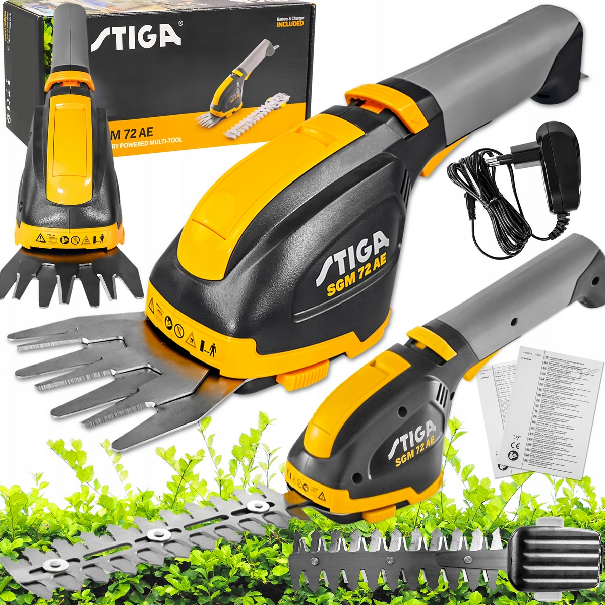 Stiga akumulátorové elektrické nožnice 18 cm 7,2 V